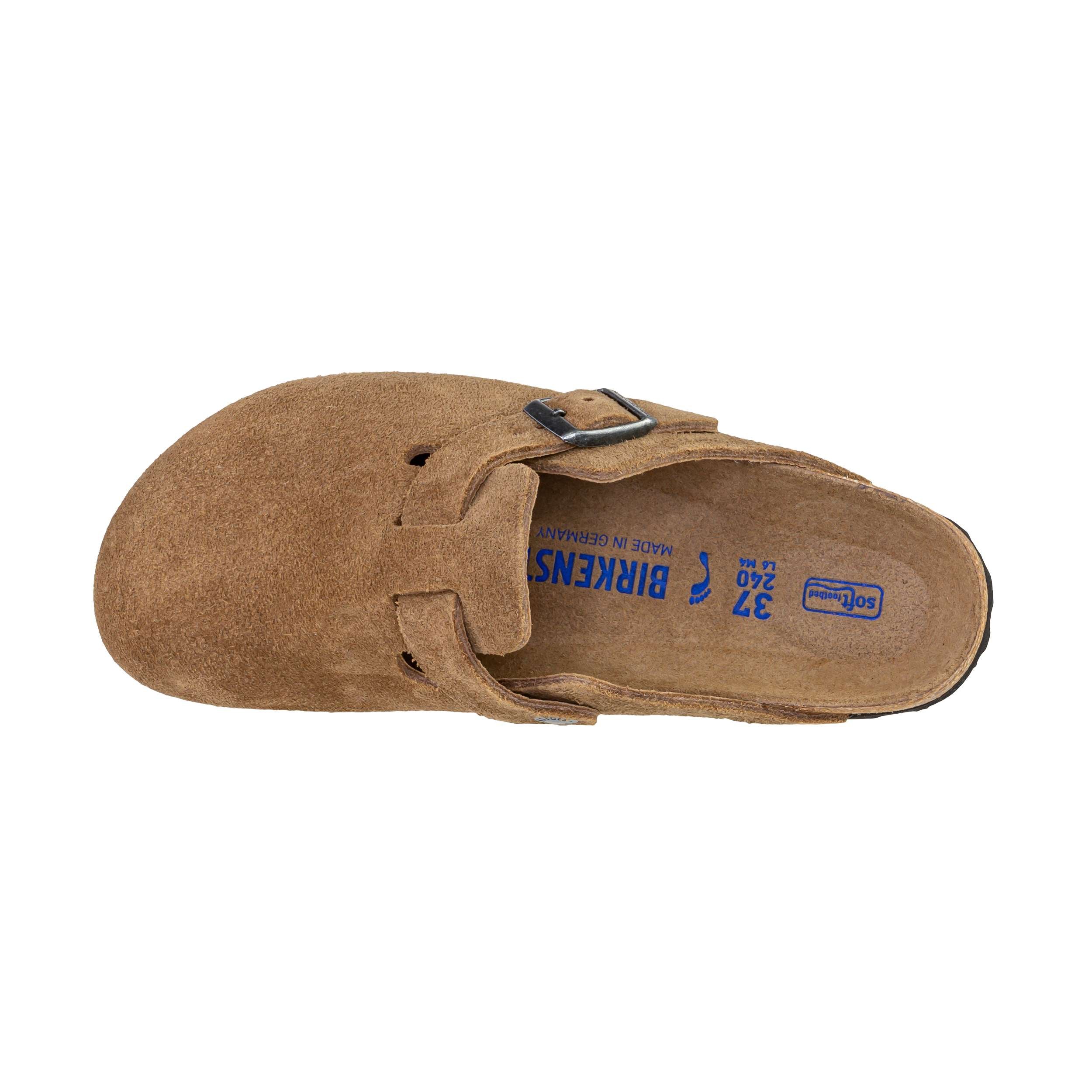 BIRKENSTOCK 1030861 BOSTON DARK TEA SUEDE LEATHER SFB - Image 3