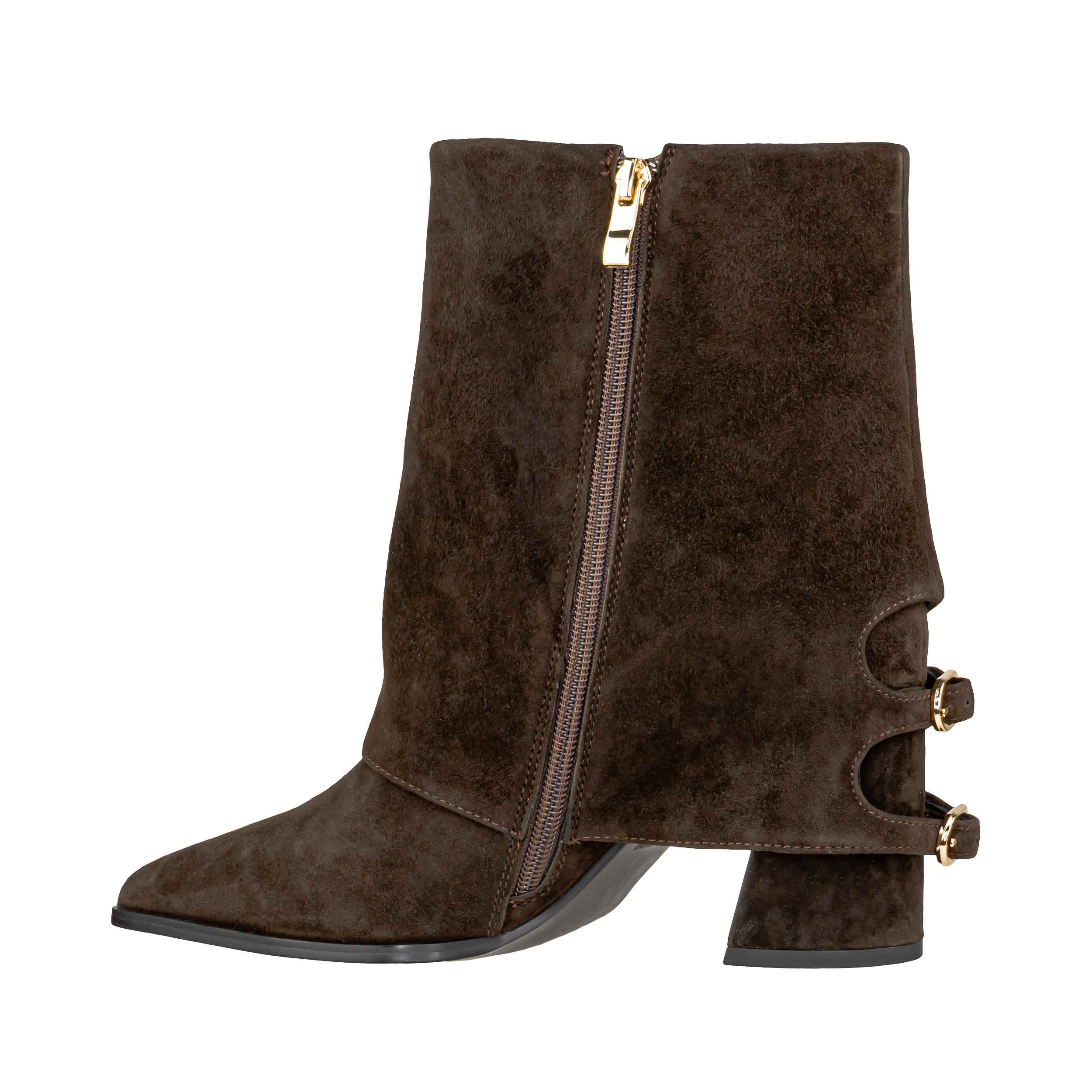 BRUNO PREMI BM2604X TRONCHETTO SUEDE MORO - Image 3