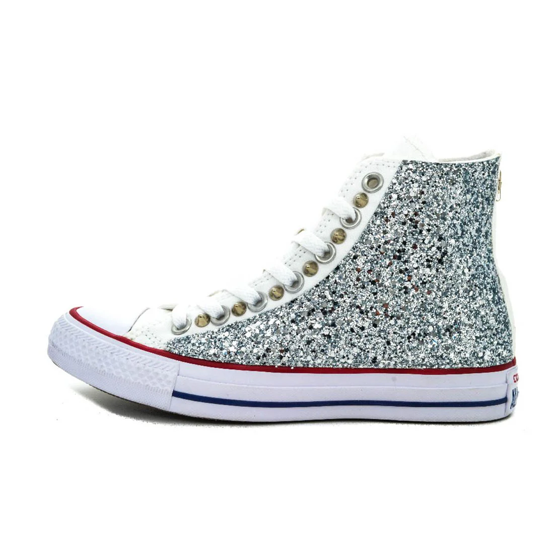 CONVERSE PERSONALIZZATE ARGENTO DANIEL - Image 5