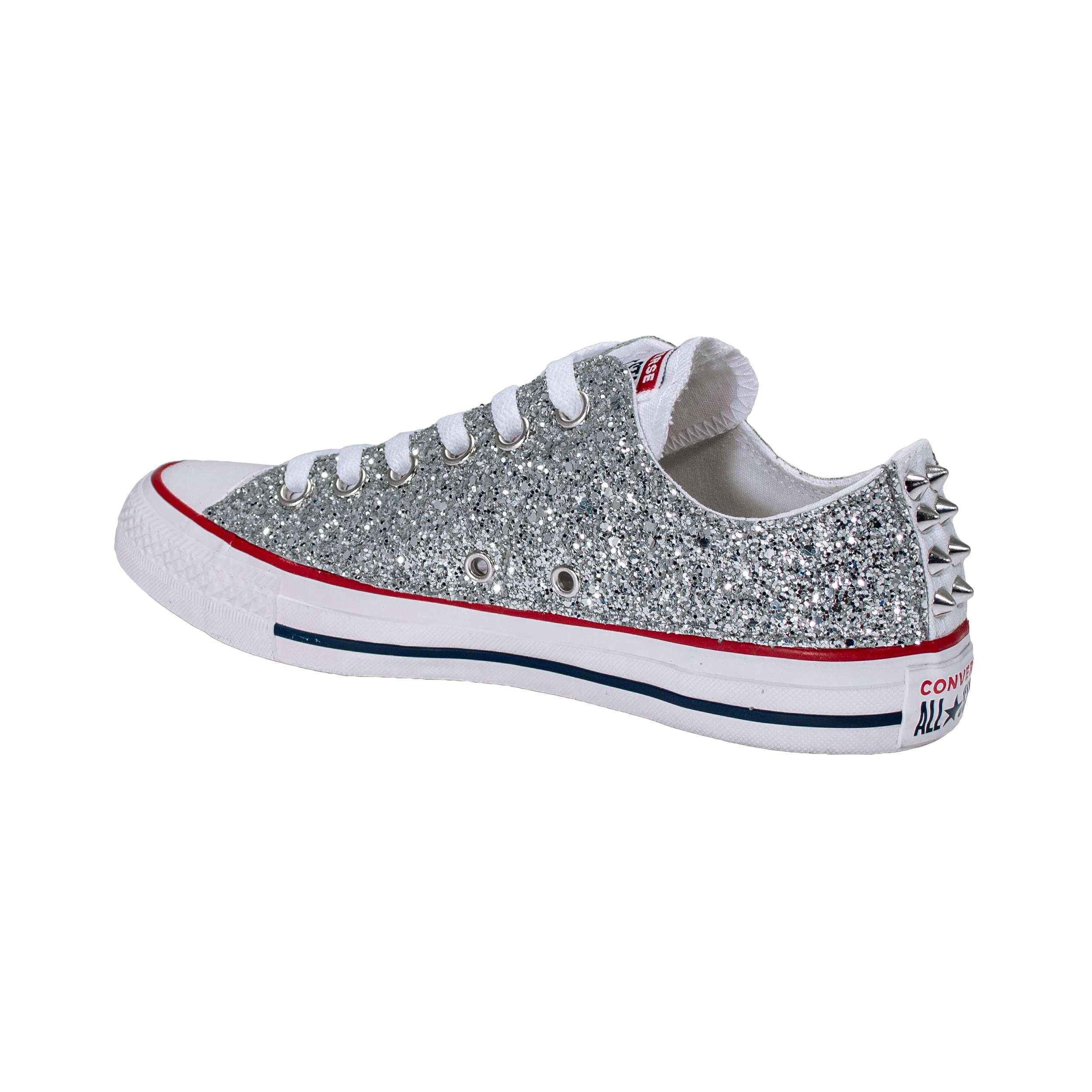 CONVERSE PERSONALIZZATE ARGENTO GABRIEL - Image 5