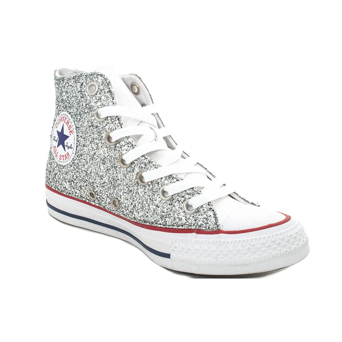 CONVERSE PERSONALIZZATE ARGENTO JEAN MARIE - Image 3