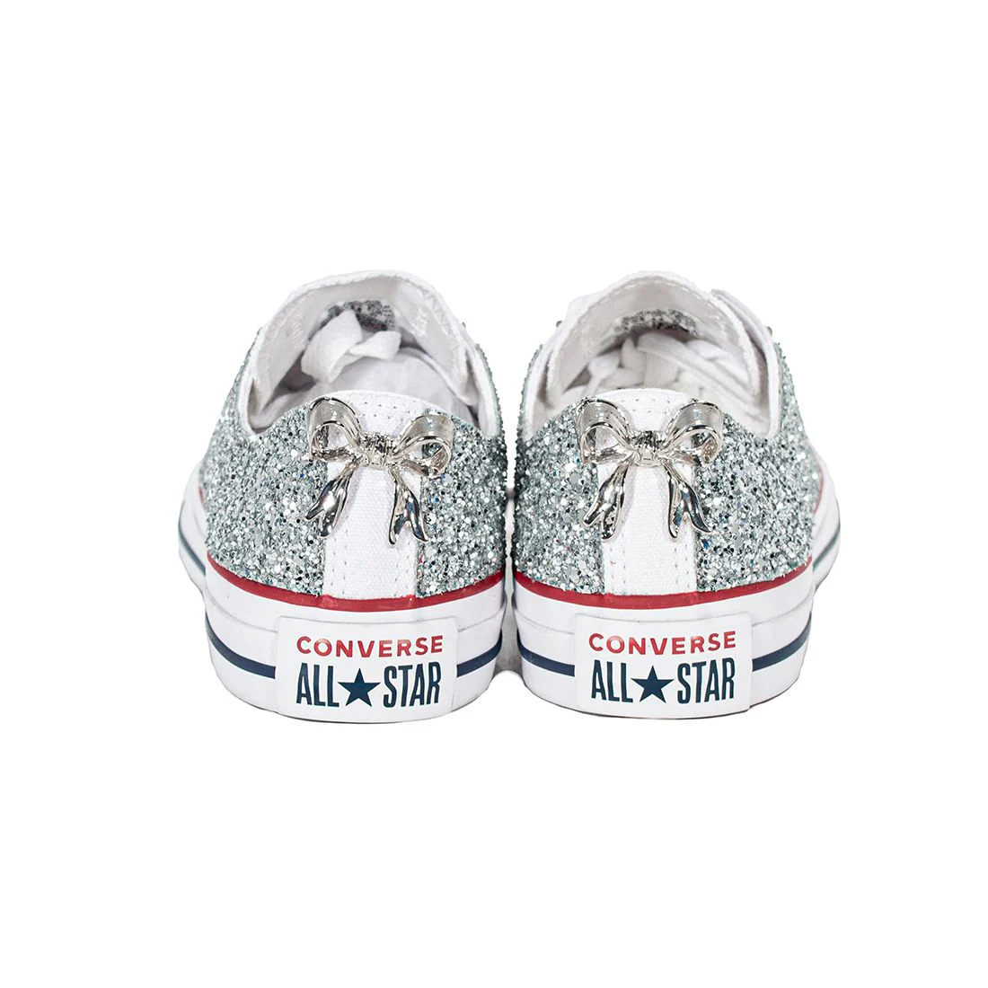 CONVERSE PERSONALIZZATE ARGENTO BEDA - Image 6