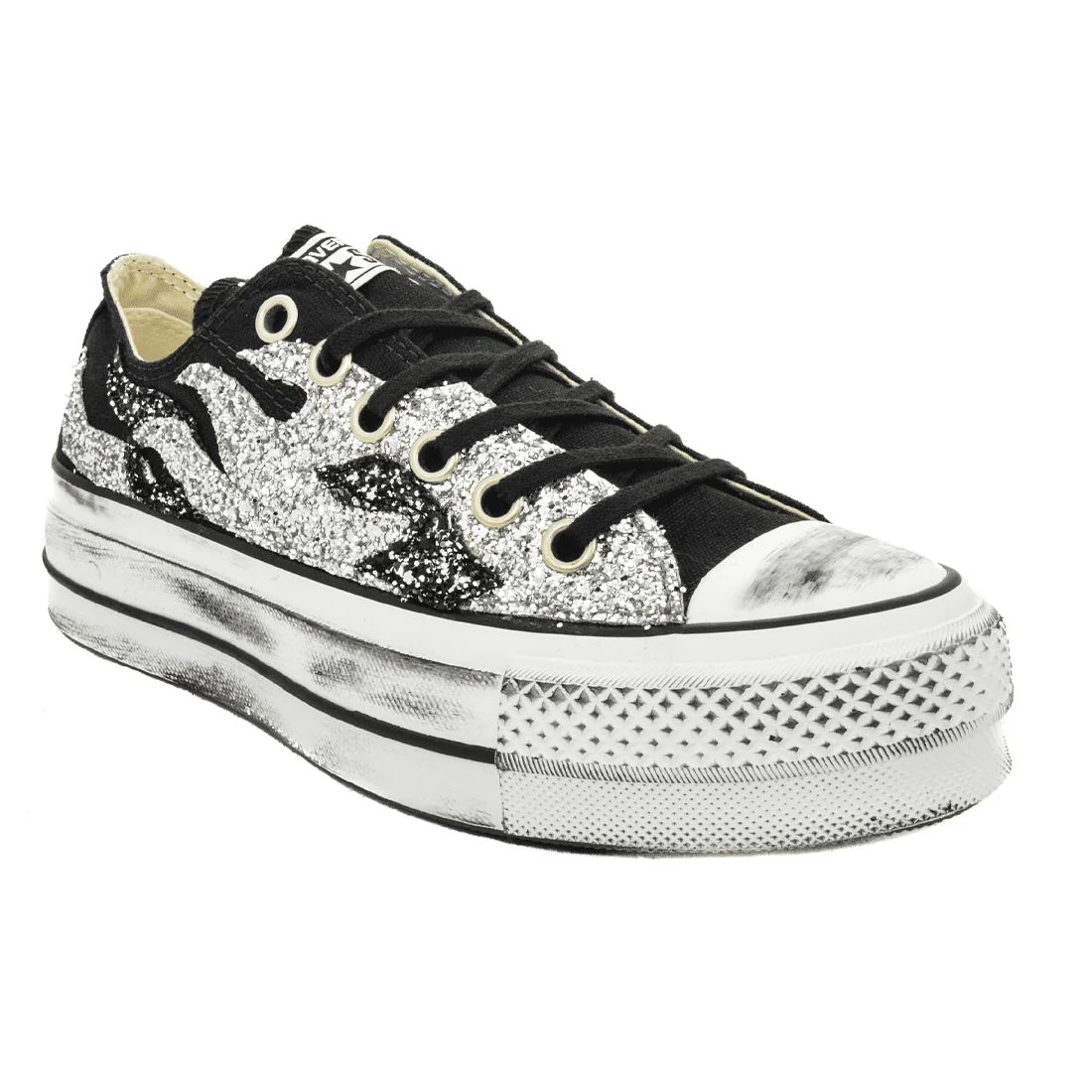 CONVERSE PLATFORM PERSONALIZZATE NERA FIRE - Image 3