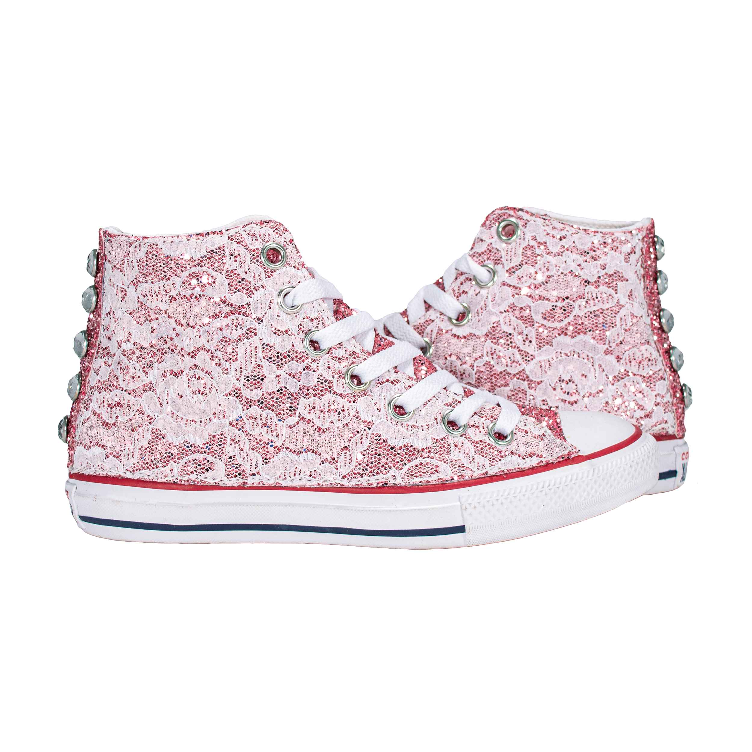 CONVERSE PERSONALIZZATE ROSA LENORA