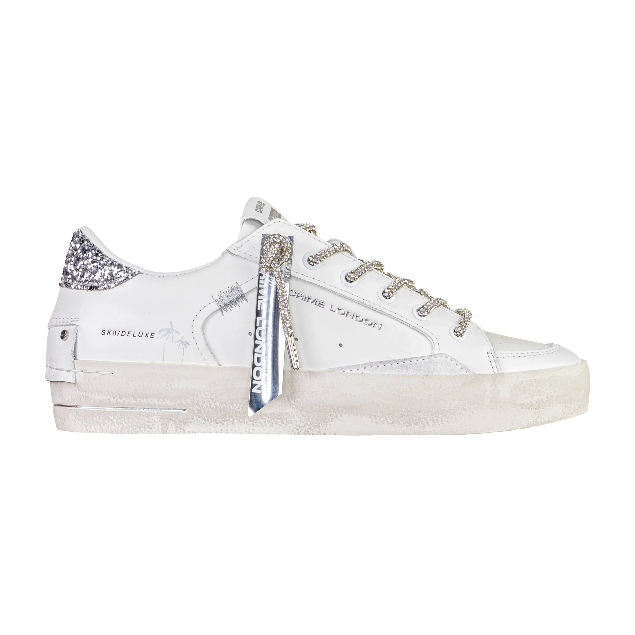 CRIME LONDON 29111PP8B.10 SK8 DELUXE WHITE