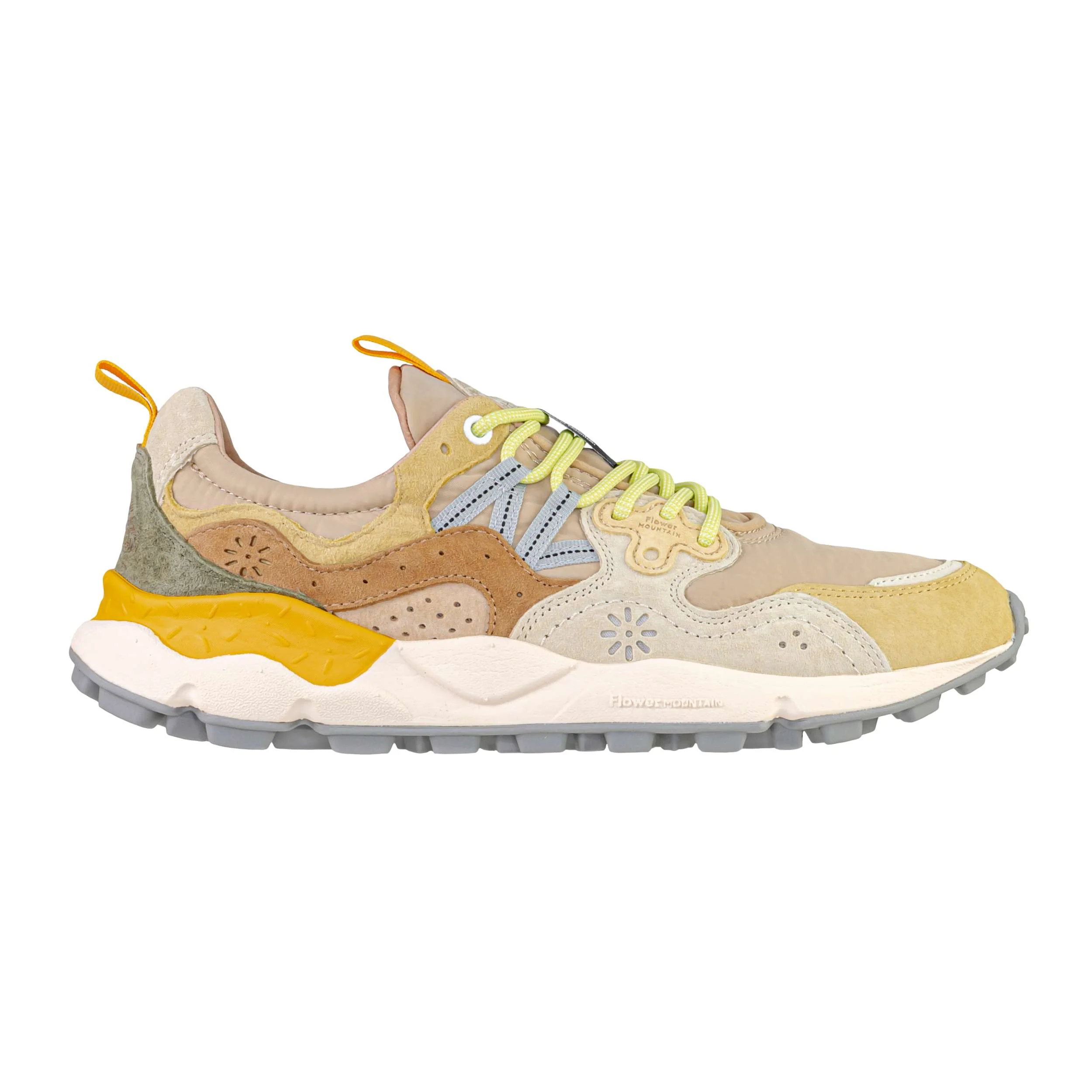 FLOWER MOUNTAIN YAMANO 3 UNI PALE YELLOW-LIGHT BEIGE-OFF WHITE