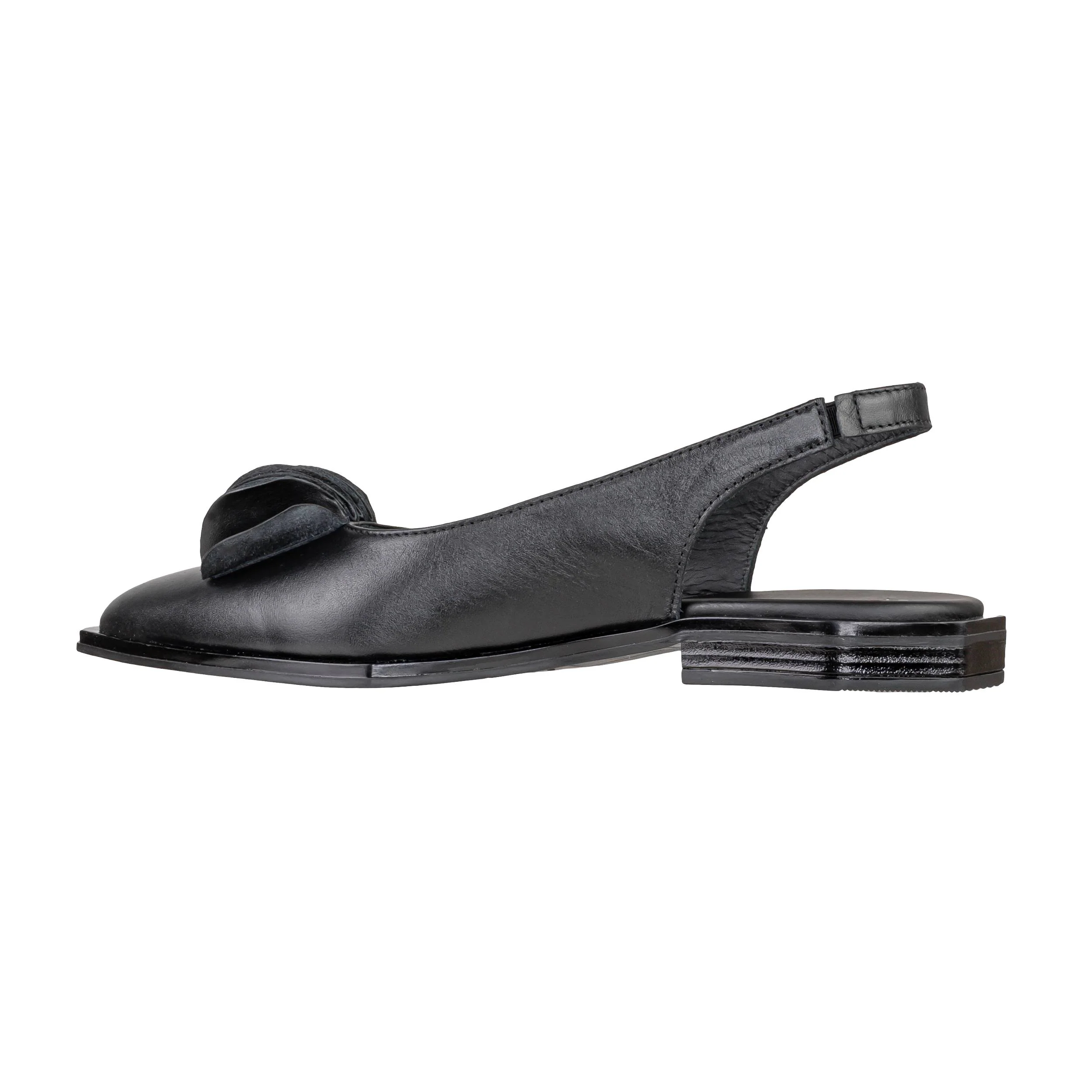 LE BOHEMIEN P29-2 SLINGBACK VITELLO NERO - Image 3