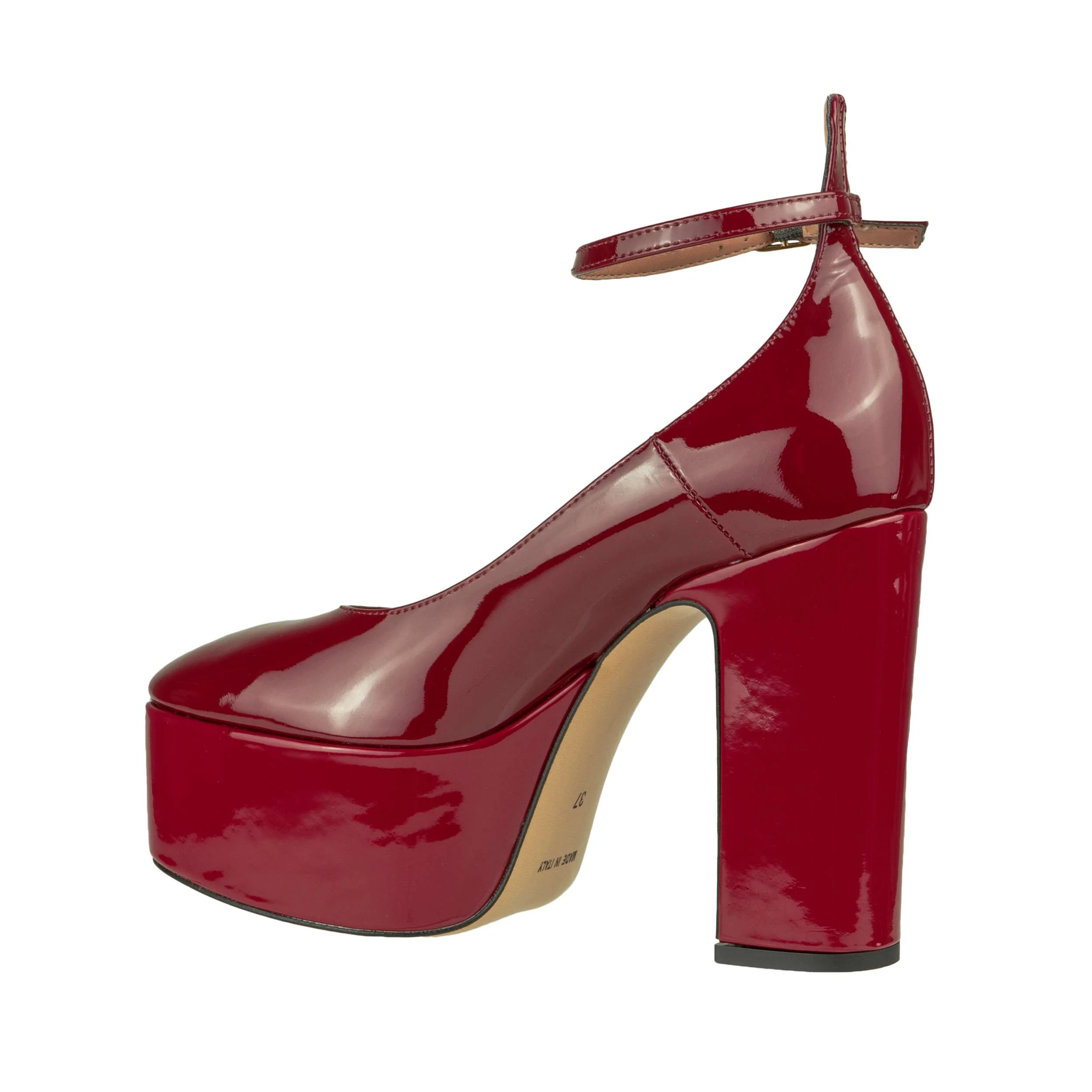 LES AUTRES I2000V DÉCOLLETÉ VERNICE BORDO' - Image 3