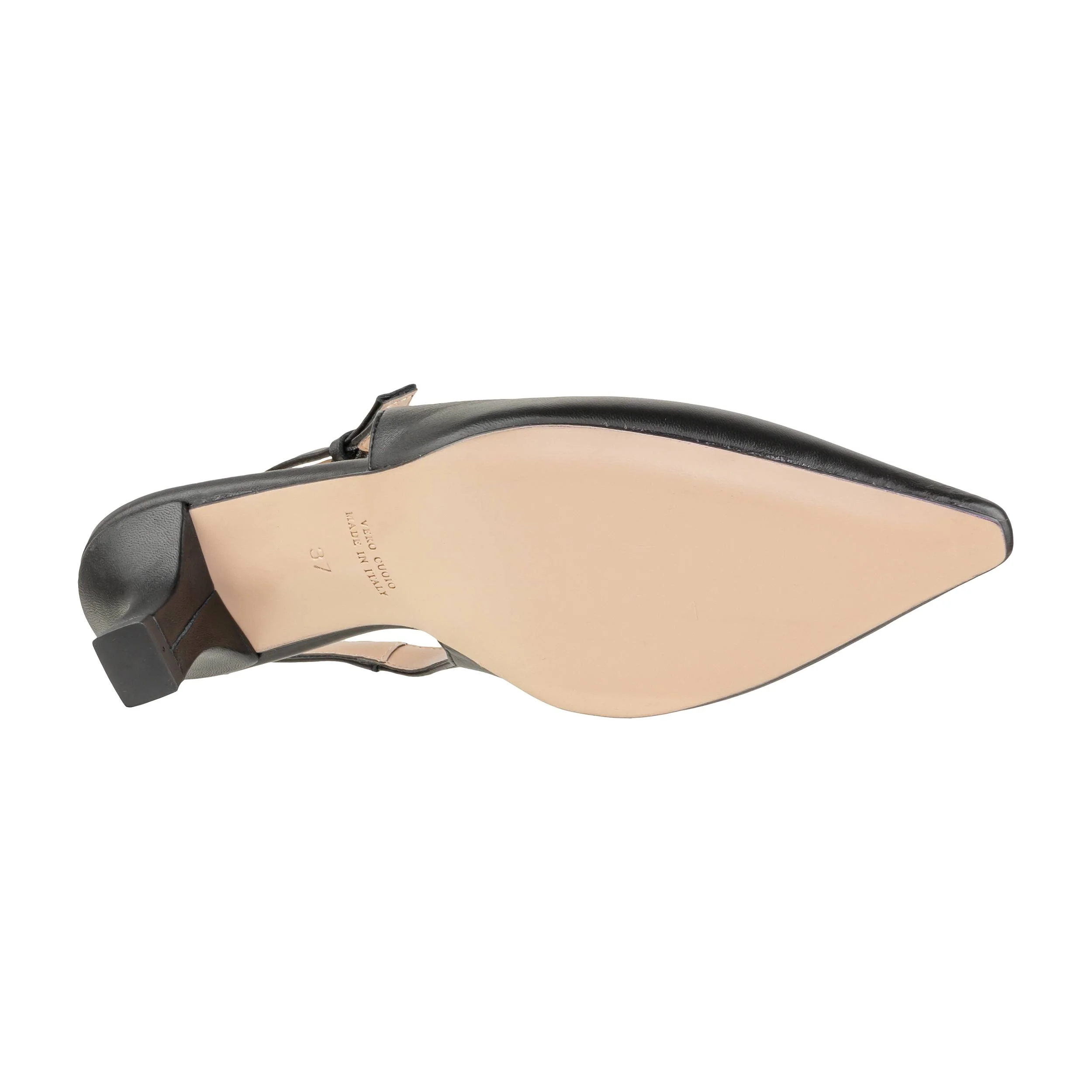 LES AUTRES Q1632N SLINGBACK NAPPA NERO - Image 4