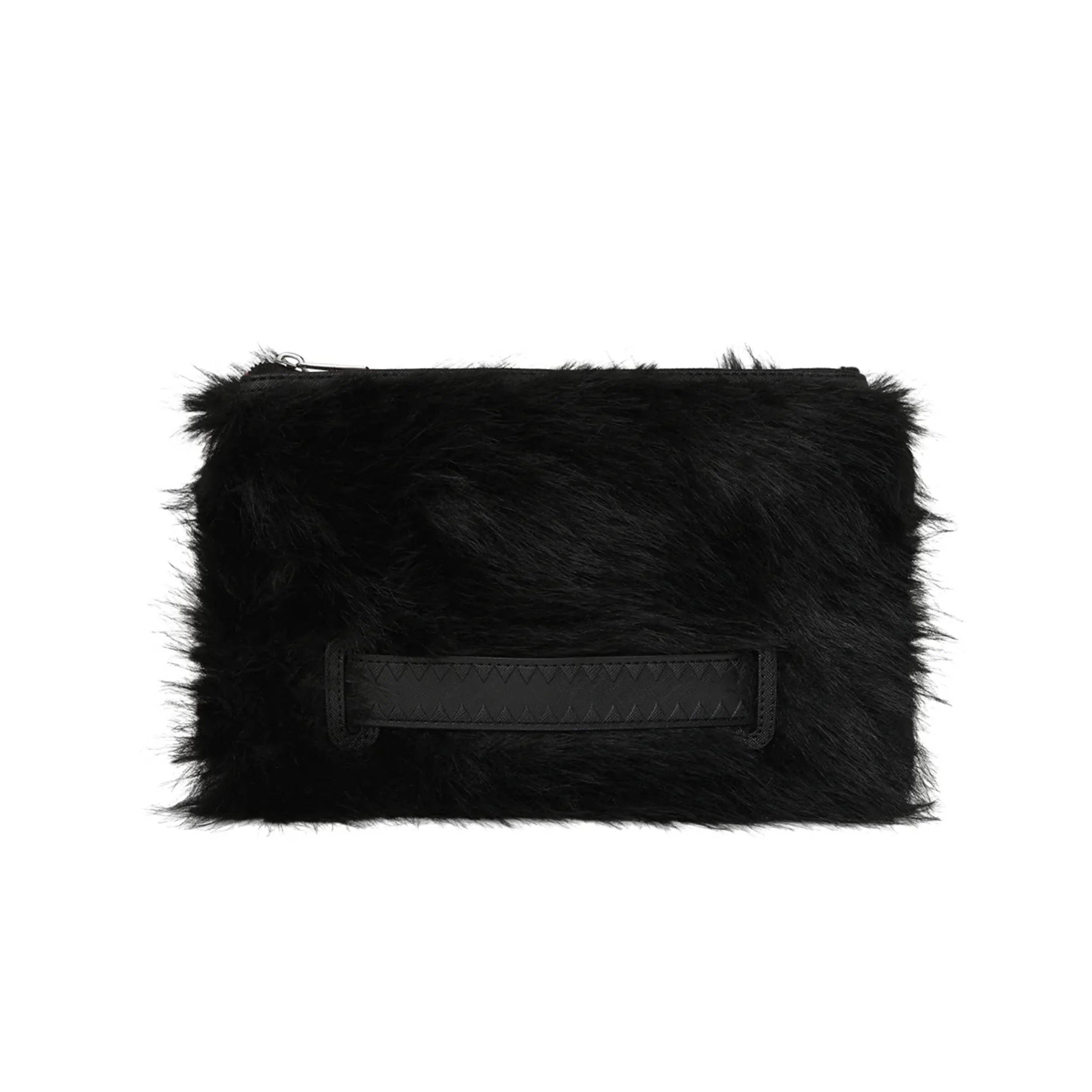 SPRAYGROUND FUR CRAY BLACK CROSSOVER CLUTCH - Image 3