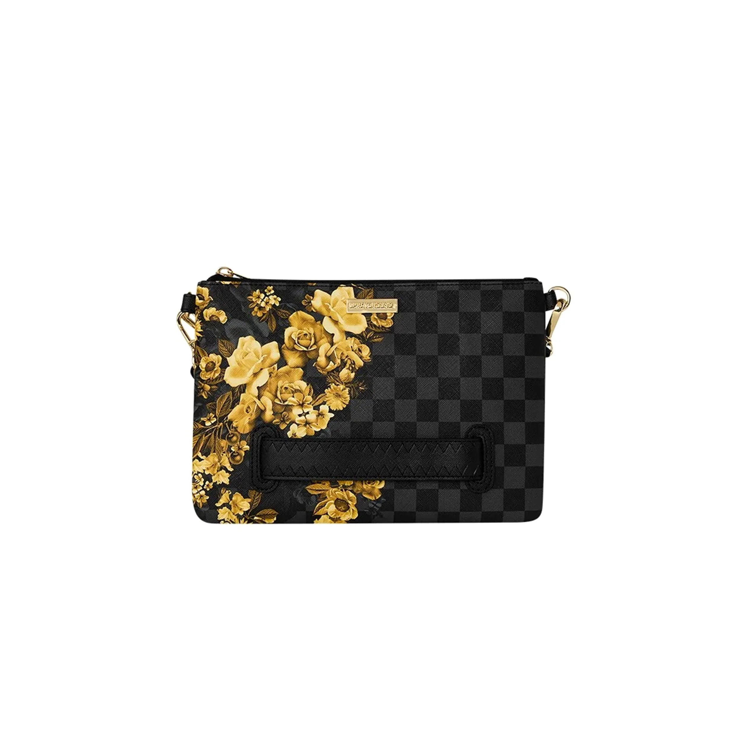 SPRAYGROUND GOLD FLORAL REMIX CROSSOVER CLUTCH - Image 4