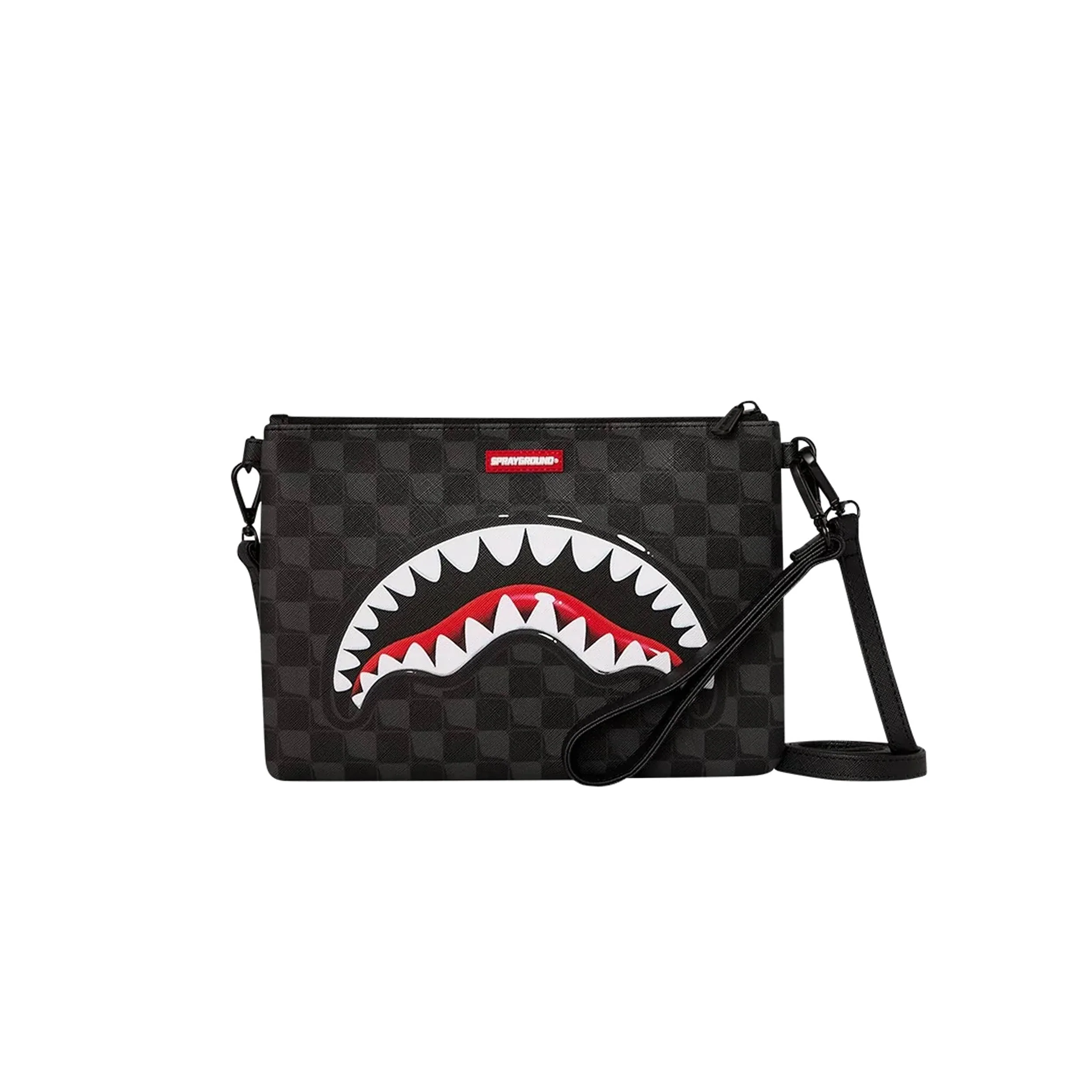 SPRAYGROUND SHARKS IN PARIS BALLOON BLACK CROSSOVER CLUTCH - Image 2