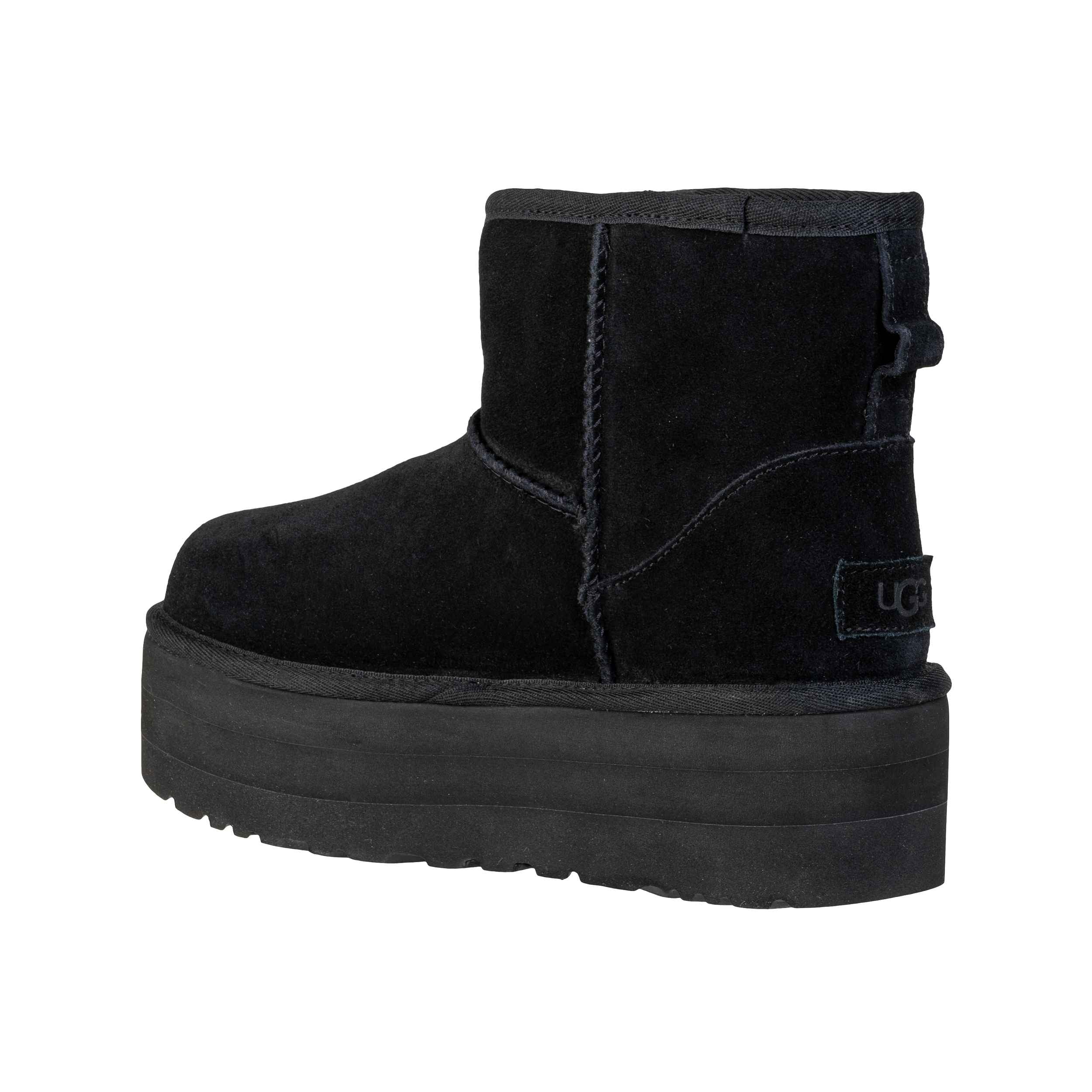 UGG W CLASSIC MINI PLATFORM BLK - Image 3
