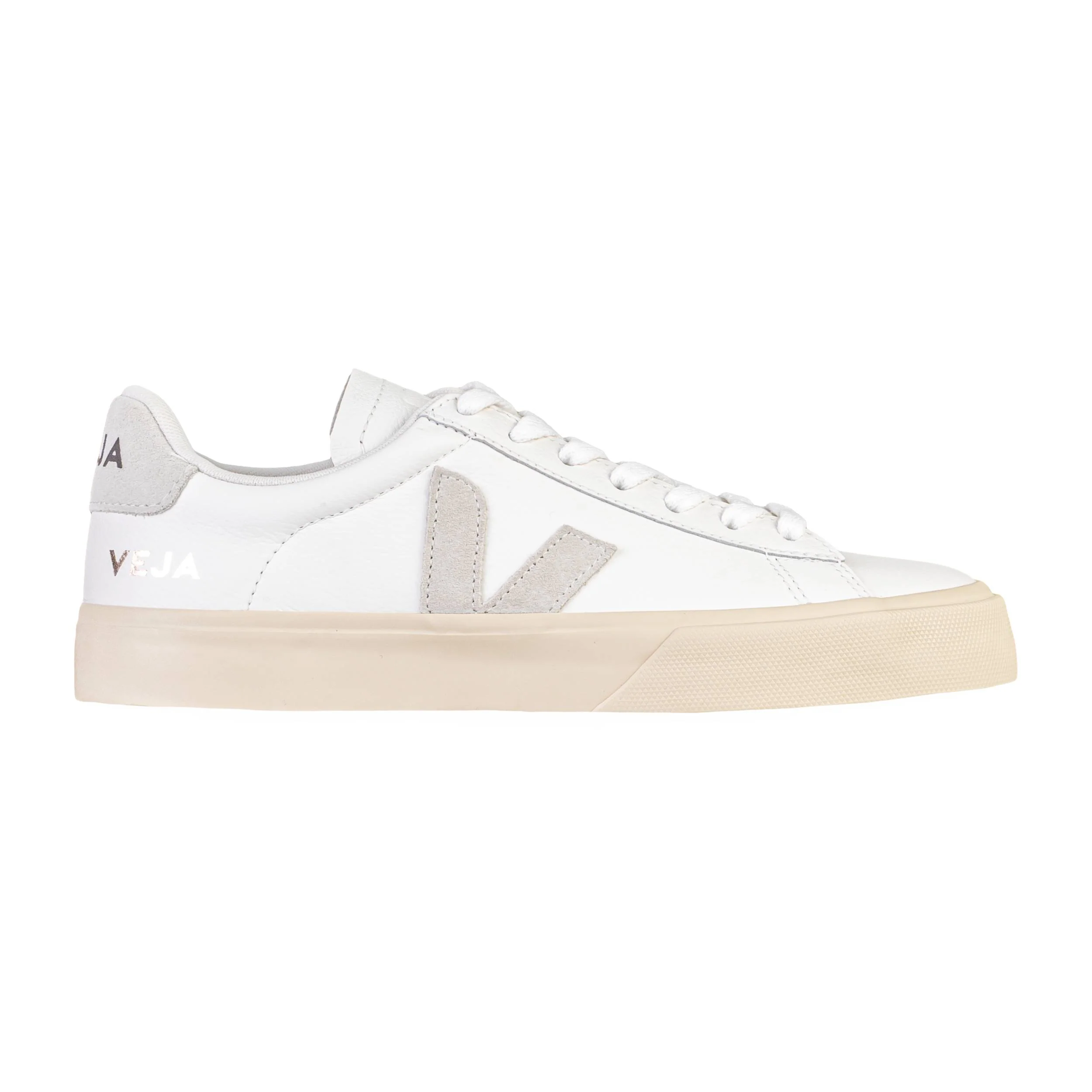 VEJA CAMPO LEATHER WHITE-NATURAL